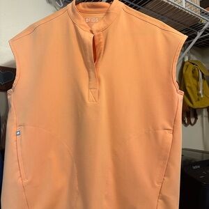 Figs Apricot Sleeveless Top